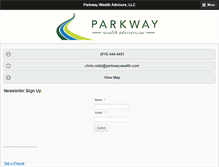 Tablet Screenshot of parkwaywealth.com